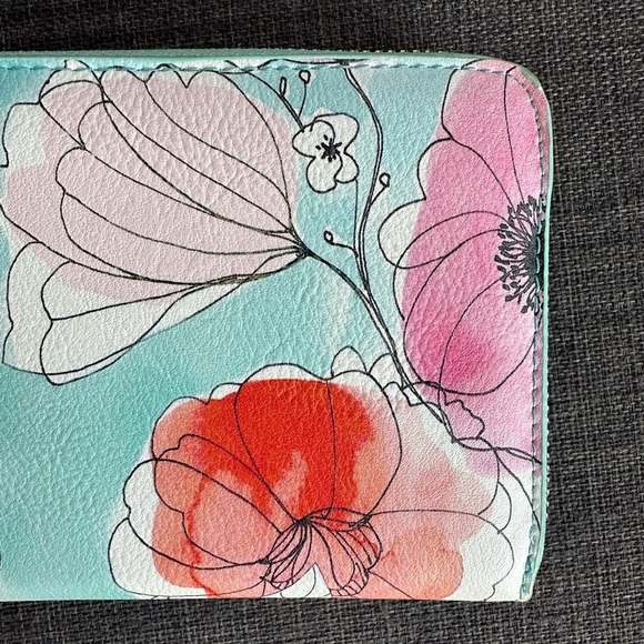 Indigo | Womens Floral Wallet | Wallet With Floral Print - Picture 4 of 8